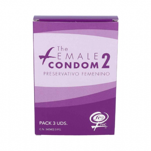 Preservativo femenino de nitrilo - the female condom 2 (3 unidades)