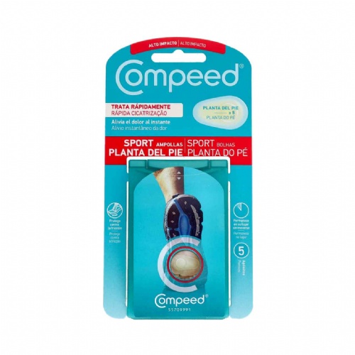 Compeed sport ampollas planta del pie (5 unidades)