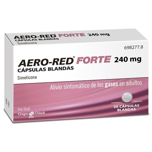 AERO-RED FORTE 240 MG CAPSULAS BLANDAS , 20 cápsulas blandas