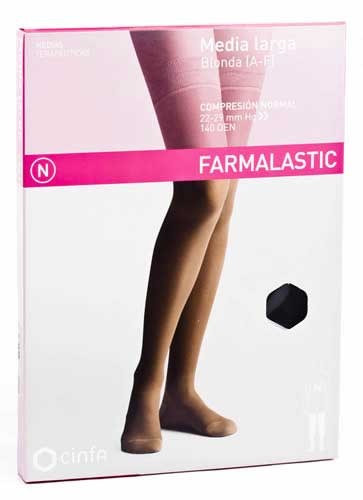 Media larga (a-f) comp normal - farmalastic blonda (negra t- med)