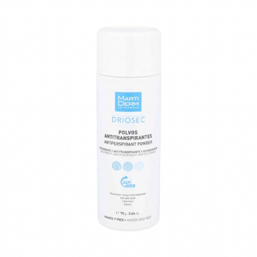 Martiderm driosec polvos antitranspirantes (1 envase 75 g)