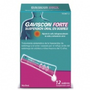 GAVISCON FORTE SUSPENSION ORAL EN SOBRES , 12 sobres