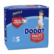 Pañal infantil - dodot pants (talla  5 12-17 kg 30 unidades)