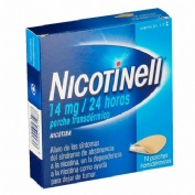 NICOTINELL 14 MG/24 HORAS PARCHE TRANSDERMICO , 14 parches